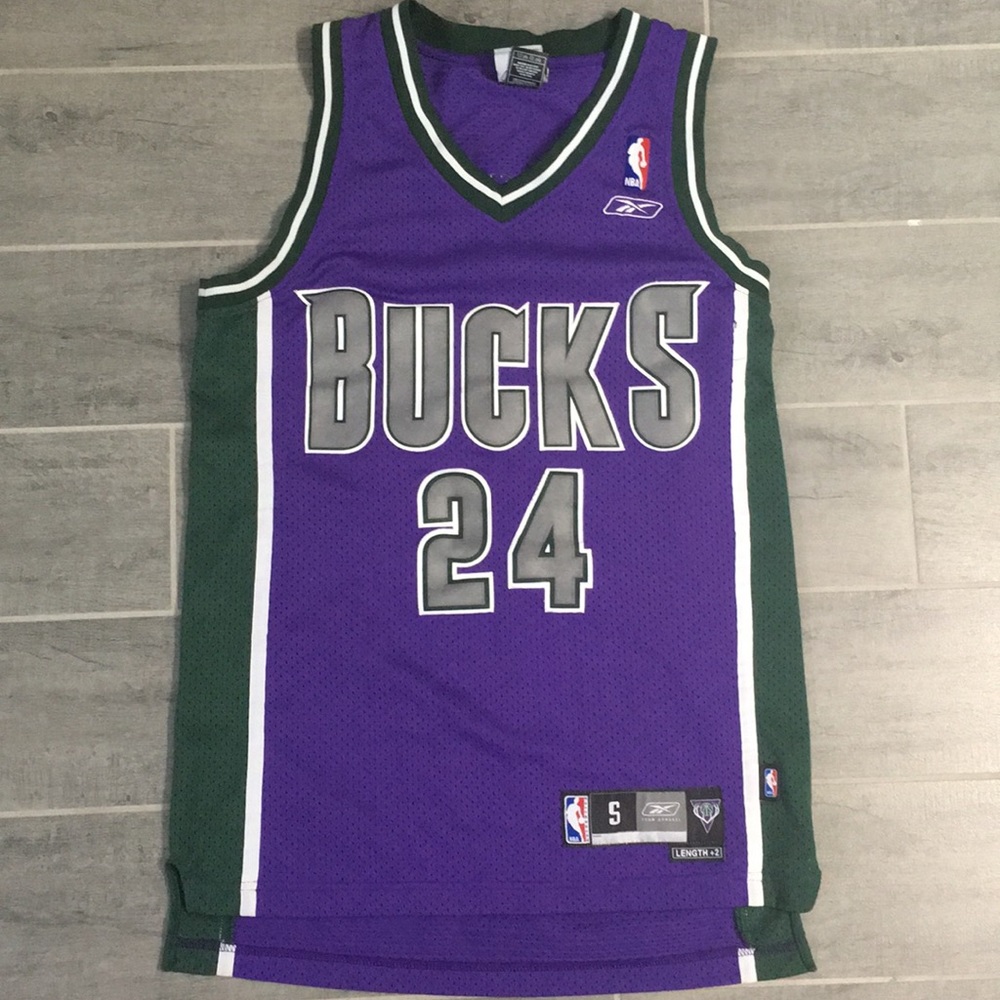 Reebok NBA Jersey Bucks #24 Desmond Mason